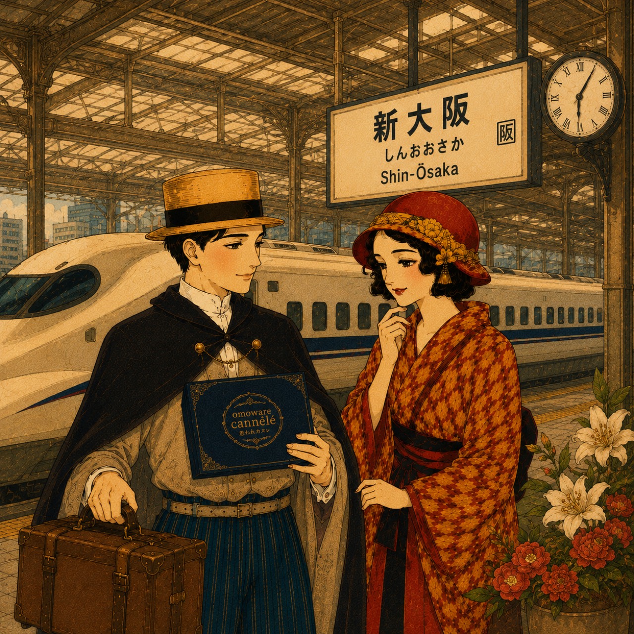 出張前 / 新大阪駅から